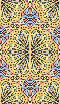 Seamless abstract tribal pattern. Hand drawn ethnic texture, vector illustrat イラスト素材