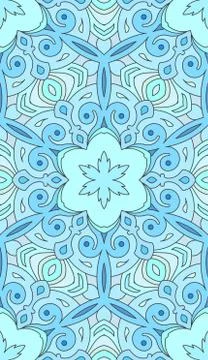 Seamless abstract tribal pattern. Hand drawn ethnic texture, vector illustrat 스톡 일러스트