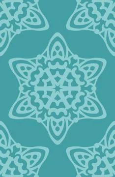 Seamless abstract tribal pattern. Hand drawn ethnic texture, vector illustrat Illustrazione stock
