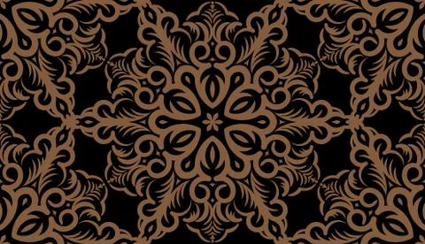 Seamless abstract tribal pattern. Hand drawn ethnic texture, vector illustrat イラスト素材
