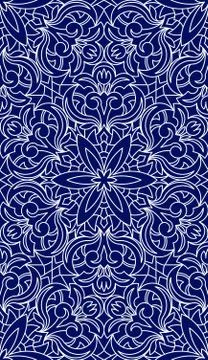 Seamless Abstract Tribal Pattern. Hand Drawn Ethnic Texture. Vector Illustrat Stock Illustration