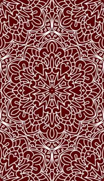 Seamless Abstract Tribal Pattern. Hand Drawn Ethnic Texture. Vector Illustrat 스톡 일러스트