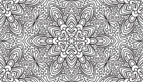 Seamless Abstract Tribal Pattern. Hand Drawn Ethnic Texture. Vector Illustrat Stock Illustration