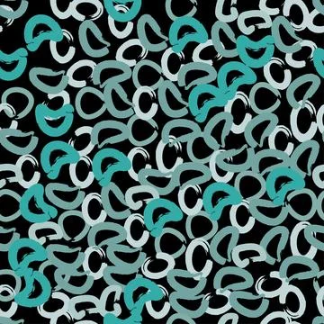 Seamless abstract turquoise pattern Stock Illustration