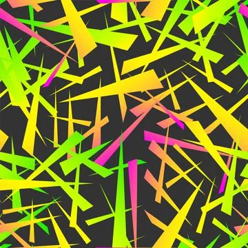 Seamless abstract urban pattern with chaotic triangle geometry gradient elements Stock Illustration