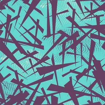 Seamless abstract urban pattern with chaotic triangle geometry elements  イラスト素材