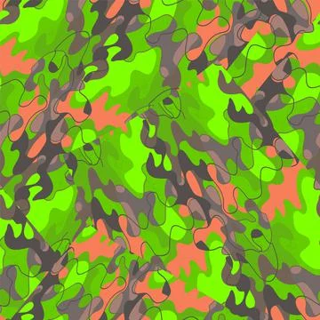 Seamless abstract urban pattern with chaotic wave shapes and grunge lines Stock-Illustration