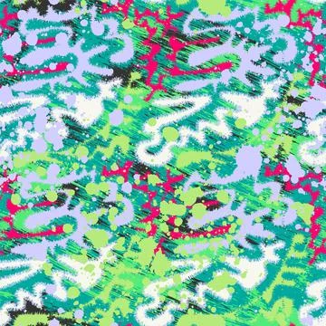 Seamless abstract urban pattern with creative vector wave shapes 스톡 일러스트