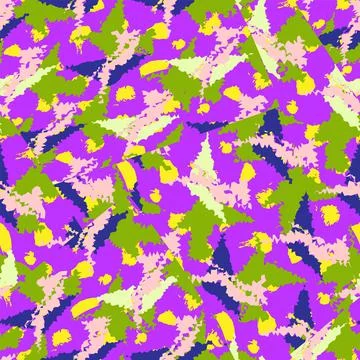 Seamless abstract urban pattern with curved elements Illustrazione stock