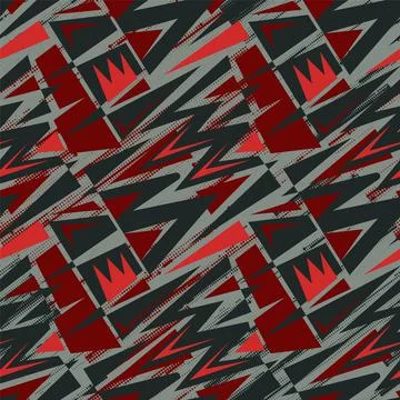 Seamless abstract urban pattern with geometry curved elenets Stock Illustration