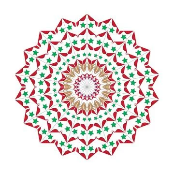 Seamless Abstract Vector Mandala Design For Background Textile Wallpaper Interio 스톡 일러스트