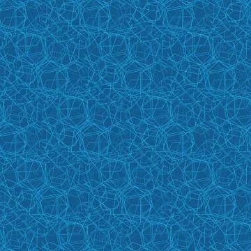 Seamless abstract vector pattern with blue lines Stock Illustration