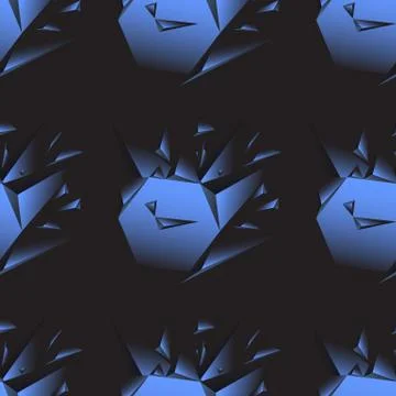 Seamless abstract vector pattern. Geometric triangle background. Illustrazione stock