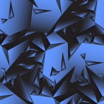 Seamless abstract vector pattern. Geometric triangle background. Stock Illustration