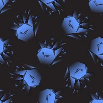 Seamless abstract vector pattern. Geometric triangle background. Illustrazione stock