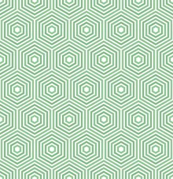 Seamless Abstract Vector Pattern With Hexagons Stock Illustration