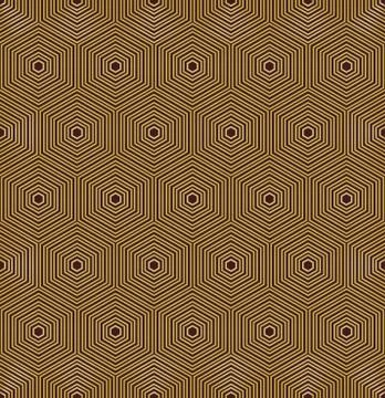 Seamless Abstract Vector Pattern With Hexagons 스톡 일러스트