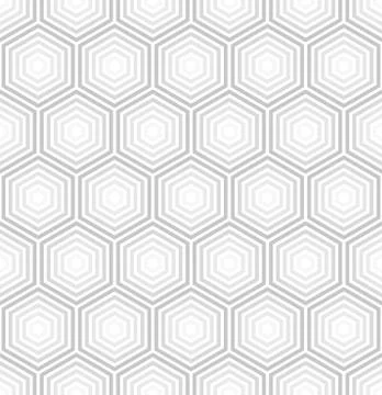 Seamless Abstract Vector Pattern With Hexagons Stock Illustration