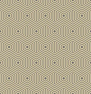 Seamless Abstract Vector Pattern With Hexagons イラスト素材