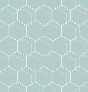 Seamless Abstract Vector Pattern With Hexagons Stock Illustration