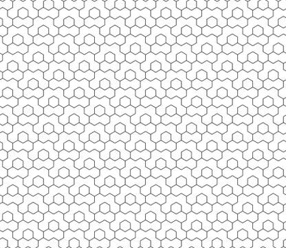 Seamless Abstract Vector Pattern With Hexagons イラスト素材