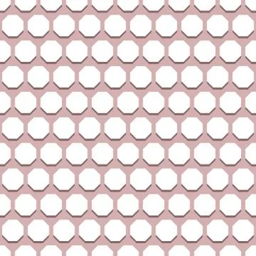 Seamless Abstract Vector Pattern With Octagons Stock Illustration