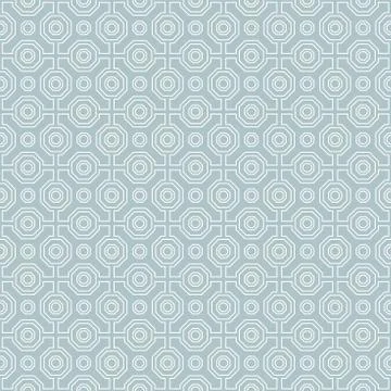 Seamless Abstract Vector Pattern With Octagons Stock Illustration