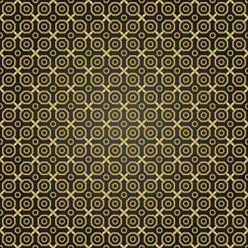 Seamless Abstract Vector Pattern With Octagons Stock Illustration