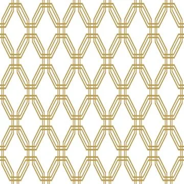 Seamless Abstract Vector Pattern With Octagons Stock Illustration