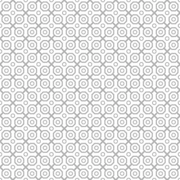 Seamless Abstract Vector Pattern With Octagons Stock Illustration