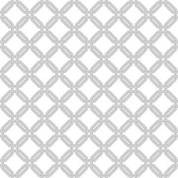 Seamless Abstract Vector Pattern With Octagons Stock Illustration