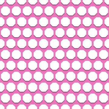 Seamless Abstract Vector Pattern With Octagons Stock Illustration