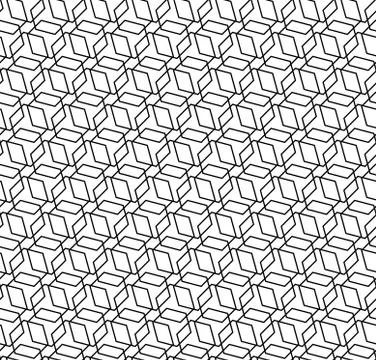 Seamless Abstract Vector Pattern With Octagons Stock Illustration