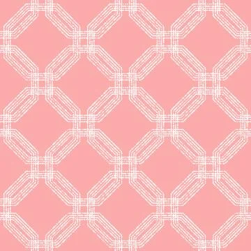 Seamless Abstract Vector Pattern With Octagons Stock Illustration