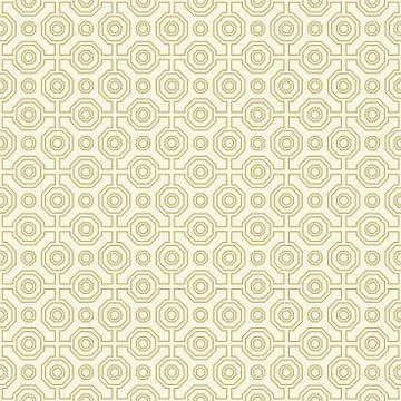 Seamless Abstract Vector Pattern With Octagons Stock Illustration