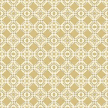 Seamless Abstract Vector Pattern With Octagons Stock Illustration