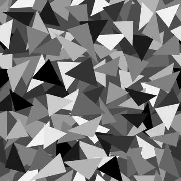 Seamless abstract vector pattern - repeat geometric triangle mosaic background Stock Illustration