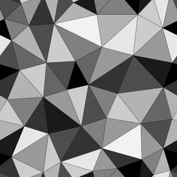 Seamless abstract vector pattern - repeat geometric triangle mosaic background Stock Illustration