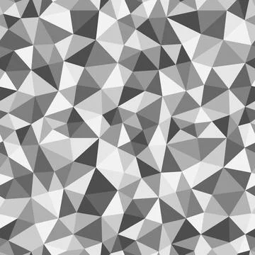 Seamless abstract vector pattern - repeat geometric triangle mosaic background Stock Illustration