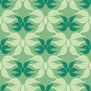 Seamless abstract vintage green pattern Stock Illustration