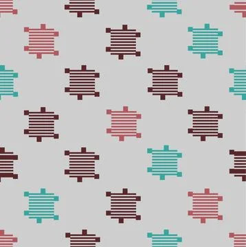 Seamless abstract wallpaper from rectangles Stockillustratie