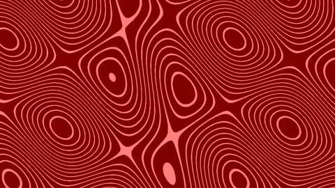 Seamless abstract wave lines pattern, deep red liquid flow geometry art bac.. Stock Footage 340380063