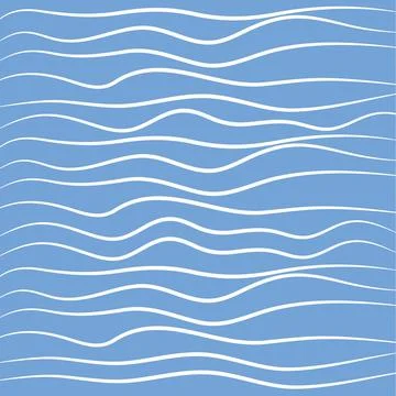 Seamless Abstract Wave Pattern Illustrazione stock