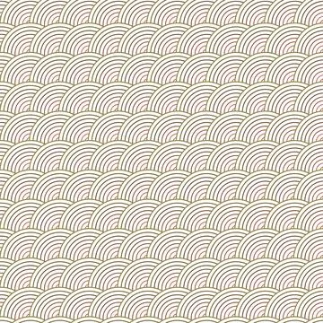 Seamless abstract wave pattern pattern Stock Illustration