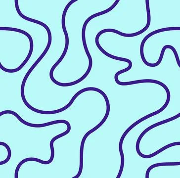 Seamless abstract wavy line pattern Stock Illustration