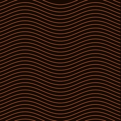 Seamless abstract wavy lines pattern in burnt orange and brown tones Stock Footage 342524555
