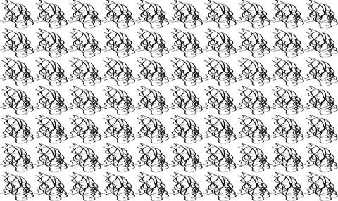 Seamless abstract white line repeating pattern, wall texture Stock Illustration