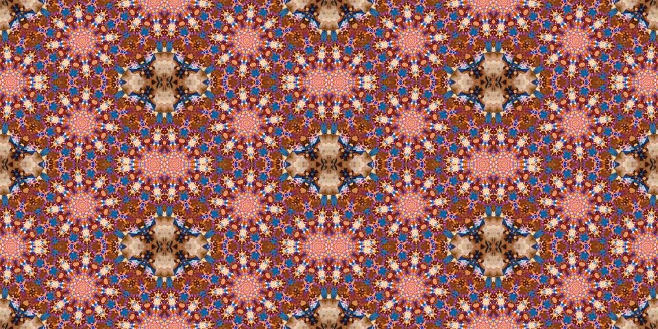 Seamless abstract wide pattern. Woven texture Stock Illustration