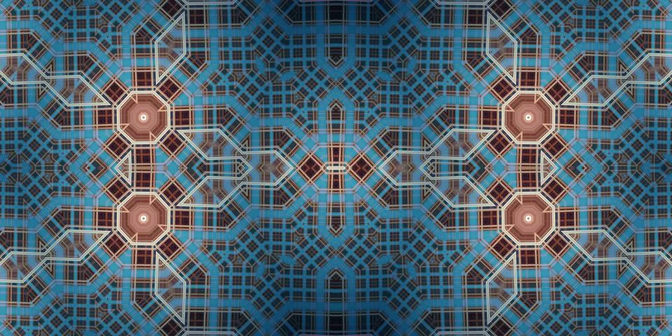 Seamless abstract wide pattern. Woven texture 写真素材