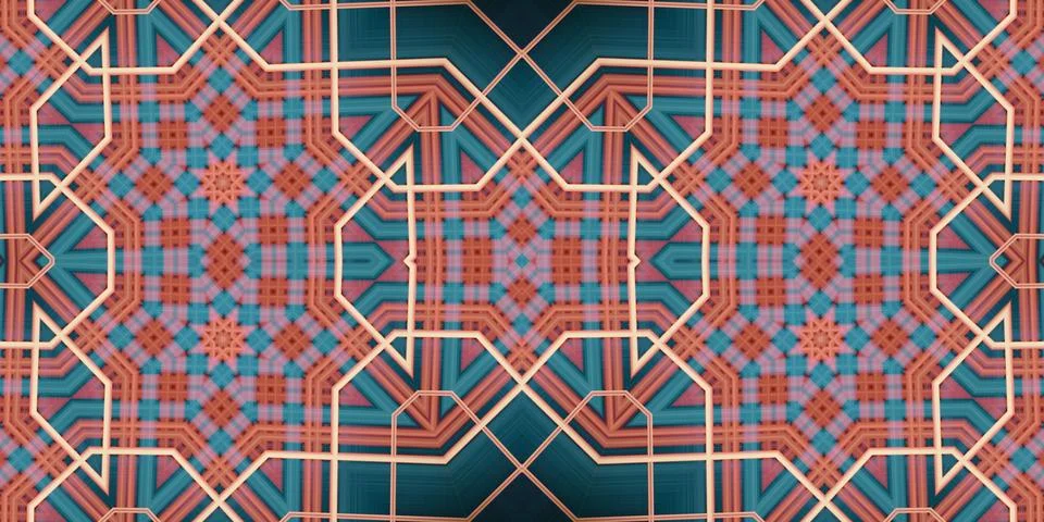 Seamless abstract wide pattern. Woven texture 写真素材